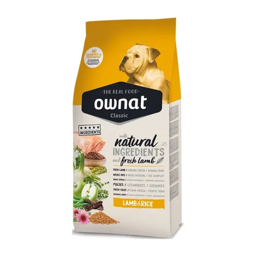 Ownat Classic Dog Lamb & Rice 4kg