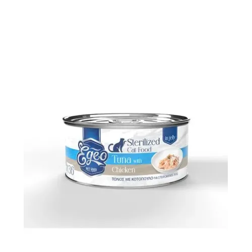 Egeo Cat Sterilised No36 Tuna with Chicken 80gr