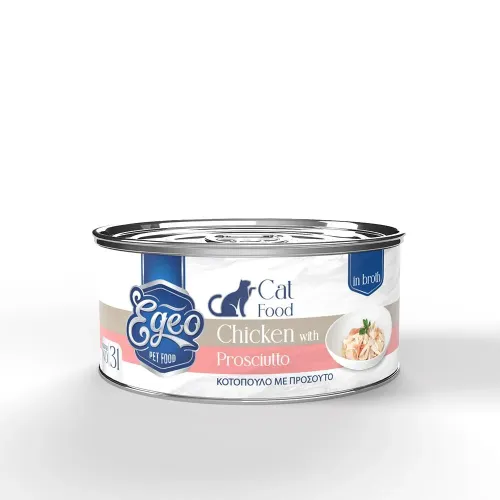 Egeo Cat No31 Chicken with Prosciutto 70gr
