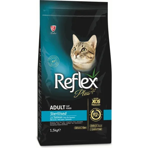 Reflex Plus Adult Cat Sterilised Ξηρά Τροφή για Στειρωμένες Γάτες με Σολομό 1.5k